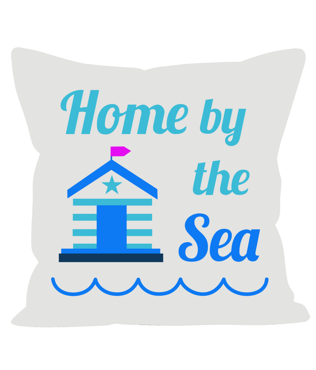 Home by the Sea Coastal Soft Touch Cushion