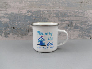 Coastal Home by the Sea Enamel Mug
