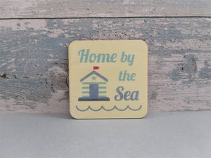 Coastal Inspiration Wooden Coasters Set of 4