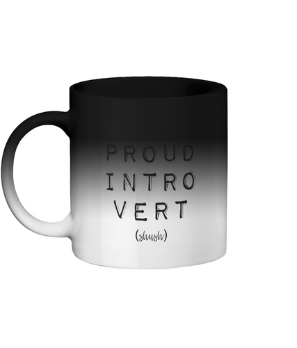 Colour Changing Ceramic Proud Introvert Mug